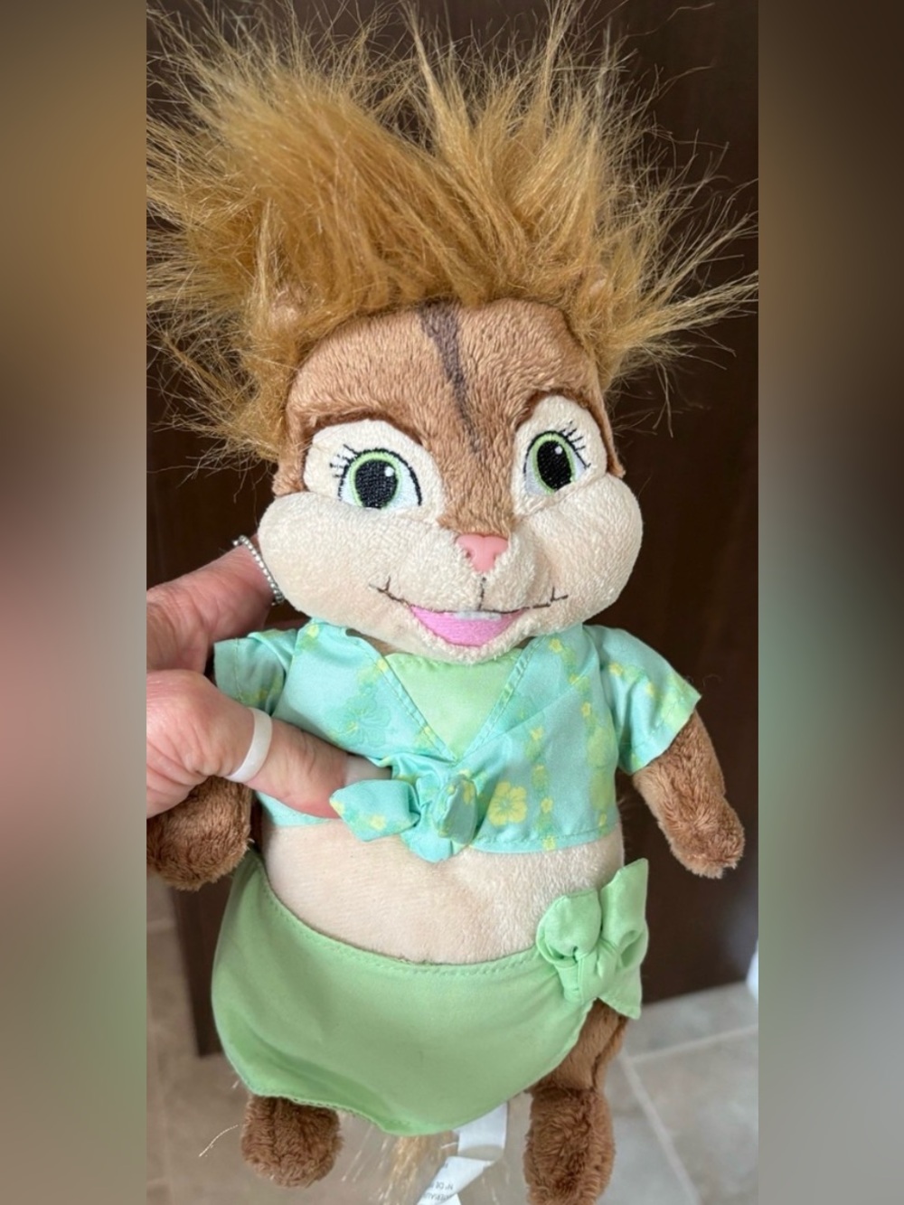 ALVIN AND THE CHIPMUNKS - MINI 10” BUILD-A-BEAR ELEANOR OF THE CHIPPETTES
